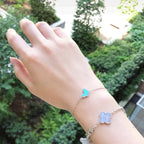 ¡®Twinkle jewelry¡¯BUTTERFLY TURQUOISE BUTTERFLY BRACELET SILVER