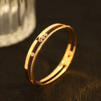 [Twinkle jewelrys]Move Romane Diamond Bangle Bracelet