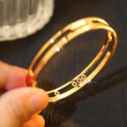 [Twinkle jewelrys]Move Romane Diamond Bangle Bracelet