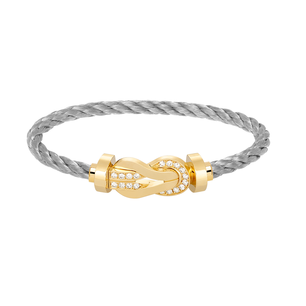 ¡®Twinkle jewelry¡¯CHANCE LARGE 8 FIGURE BUCKLE HALF DIAMOND BRACELET GOLD
