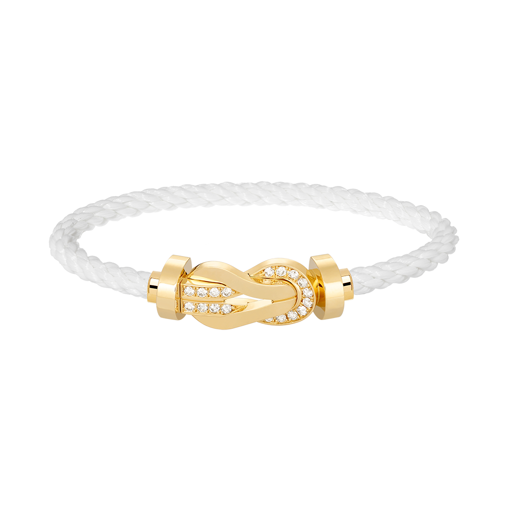 ¡®Twinkle jewelry¡¯CHANCE LARGE 8 FIGURE BUCKLE HALF DIAMOND BRACELET GOLD