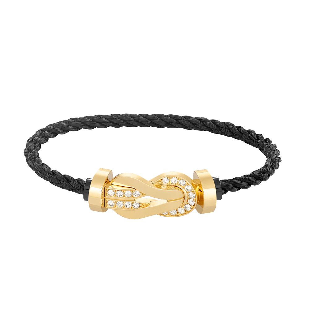 ¡®Twinkle jewelry¡¯CHANCE LARGE 8 FIGURE BUCKLE HALF DIAMOND BRACELET GOLD