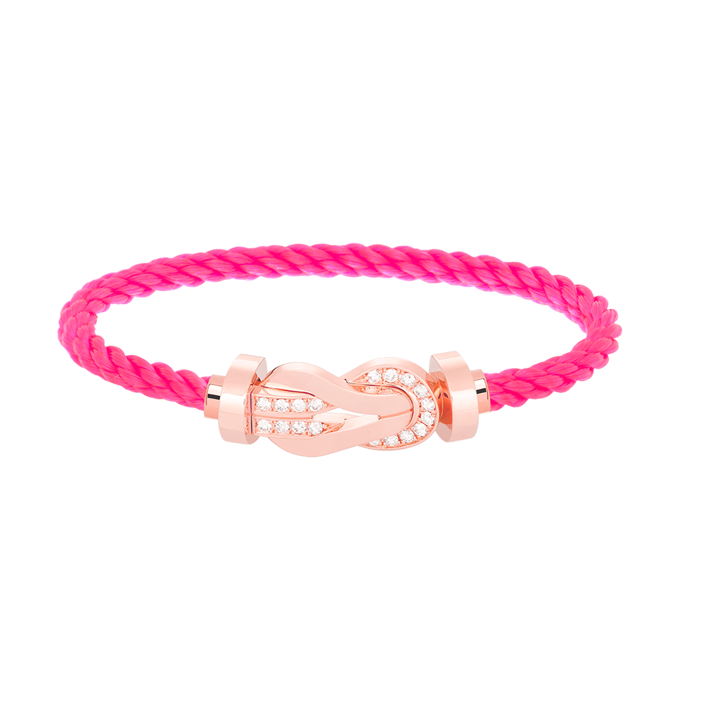 ¡®Twinkle jewelry¡¯CHANCE LARGE 8 FIGURE BUCKLE HALF DIAMOND BRACELET ROSE GOLD