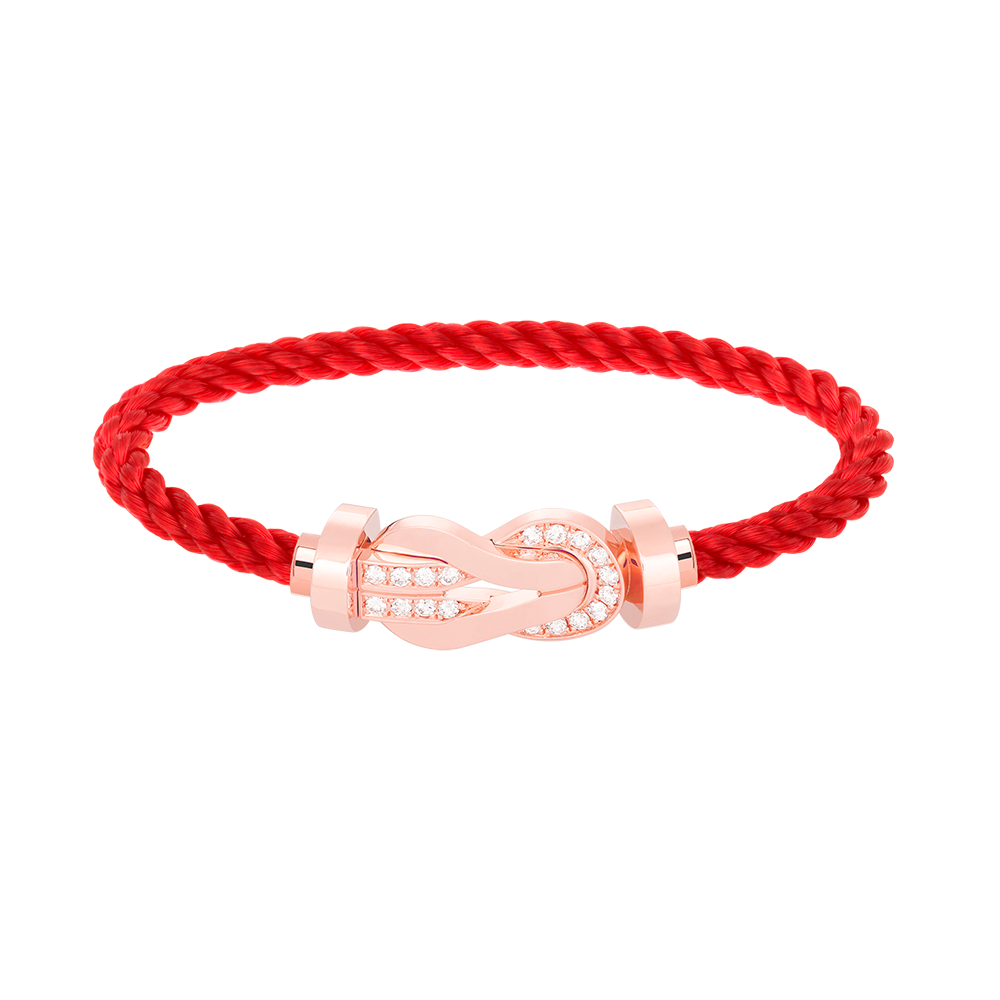 ¡®Twinkle jewelry¡¯CHANCE LARGE 8 FIGURE BUCKLE HALF DIAMOND BRACELET ROSE GOLD