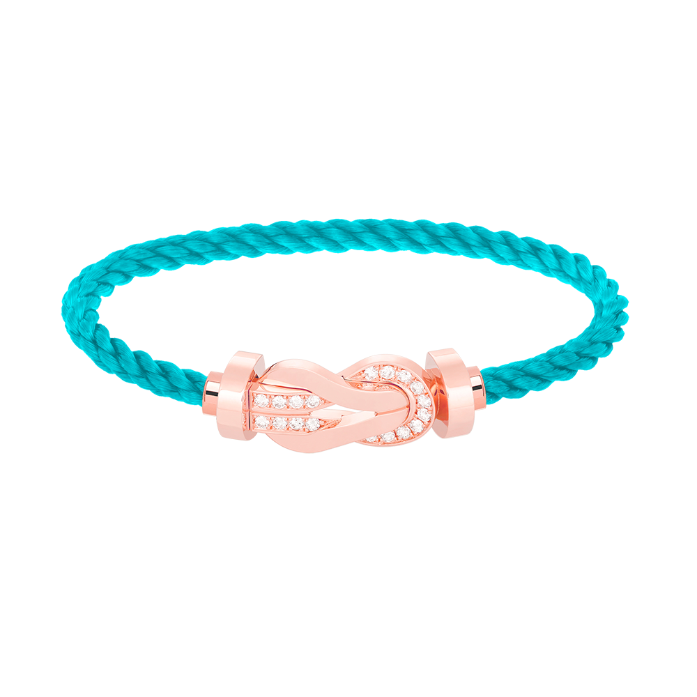 ¡®Twinkle jewelry¡¯CHANCE LARGE 8 FIGURE BUCKLE HALF DIAMOND BRACELET ROSE GOLD