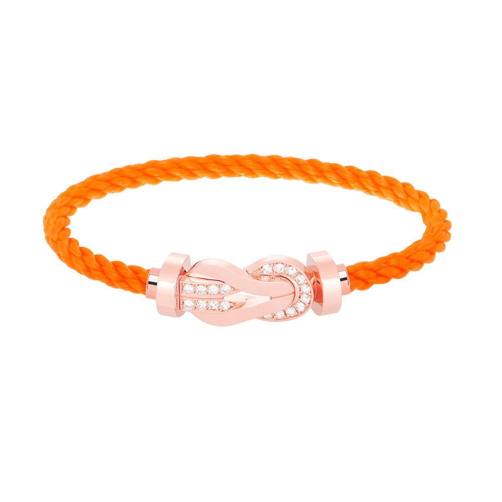 ¡®Twinkle jewelry¡¯CHANCE LARGE 8 FIGURE BUCKLE HALF DIAMOND BRACELET ROSE GOLD