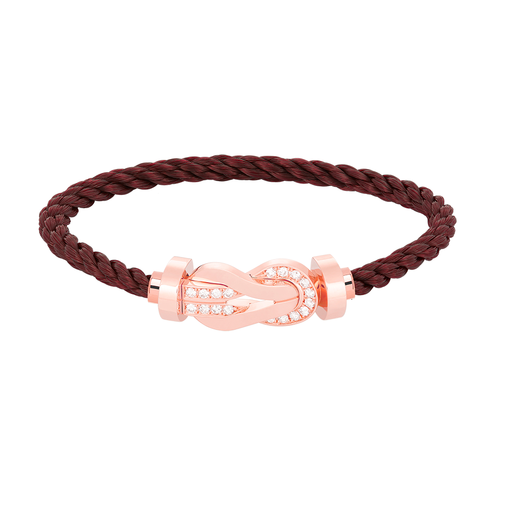 ¡®Twinkle jewelry¡¯CHANCE LARGE 8 FIGURE BUCKLE HALF DIAMOND BRACELET ROSE GOLD