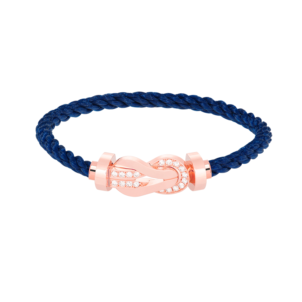 ¡®Twinkle jewelry¡¯CHANCE LARGE 8 FIGURE BUCKLE HALF DIAMOND BRACELET ROSE GOLD