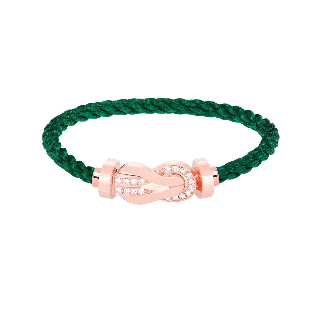 ¡®Twinkle jewelry¡¯CHANCE LARGE 8 FIGURE BUCKLE HALF DIAMOND BRACELET ROSE GOLD
