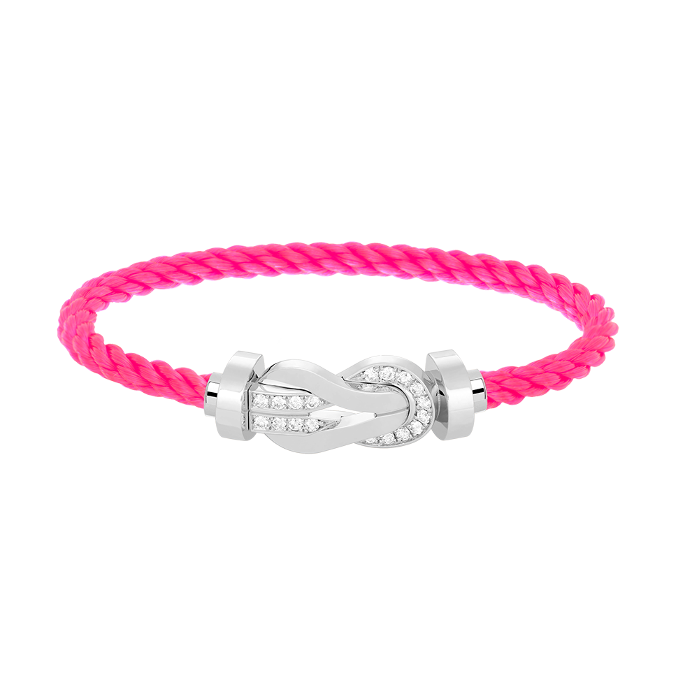 ¡®Twinkle jewelry¡¯CHANCE LARGE 8 FIGURE BUCKLE HALF DIAMOND BRACELET SILVER