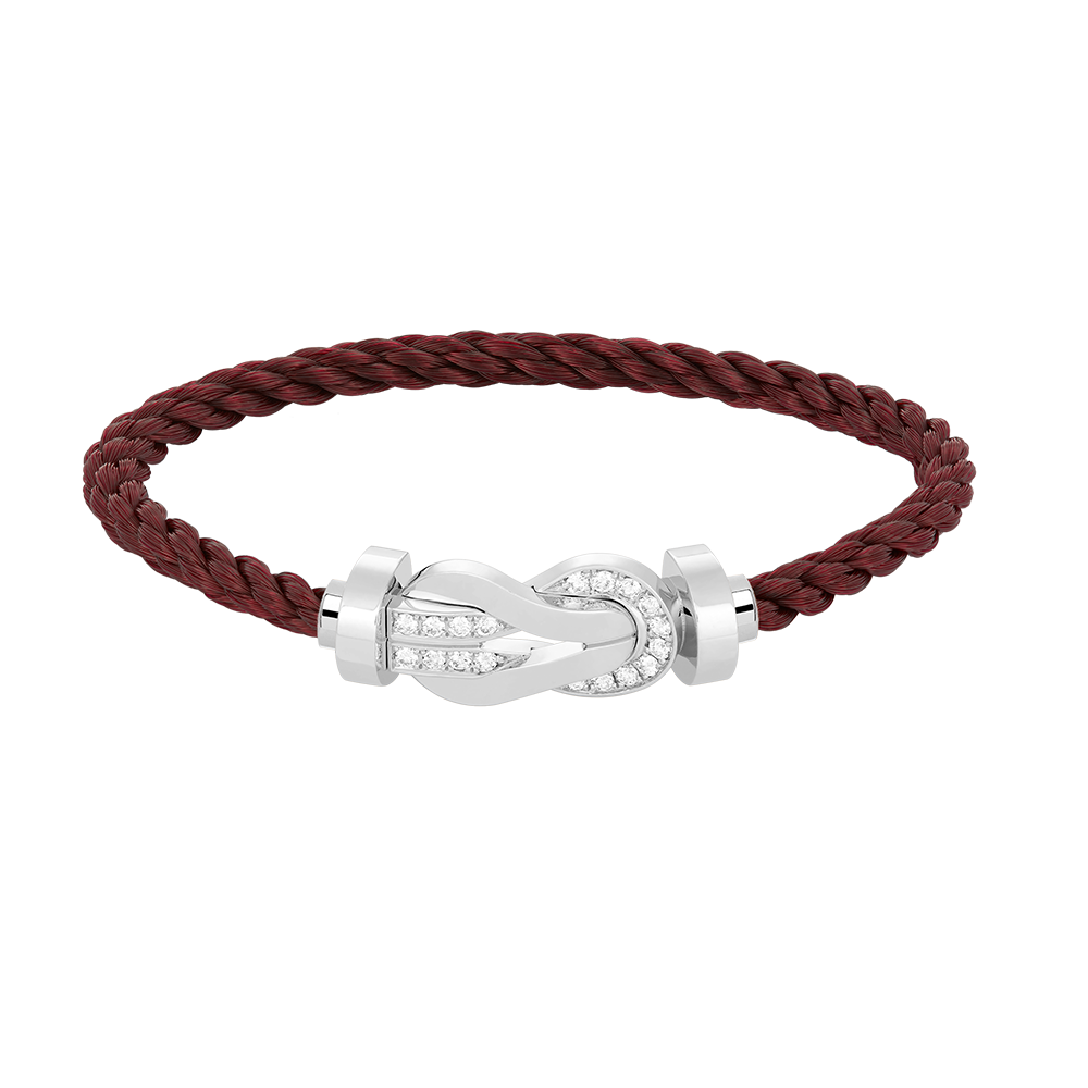 ¡®Twinkle jewelry¡¯CHANCE LARGE 8 FIGURE BUCKLE HALF DIAMOND BRACELET SILVER