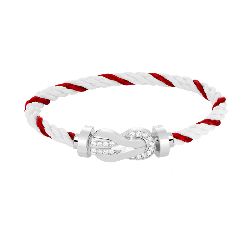 ¡®Twinkle jewelry¡¯CHANCE LARGE 8 FIGURE BUCKLE HALF DIAMOND BRACELET SILVER
