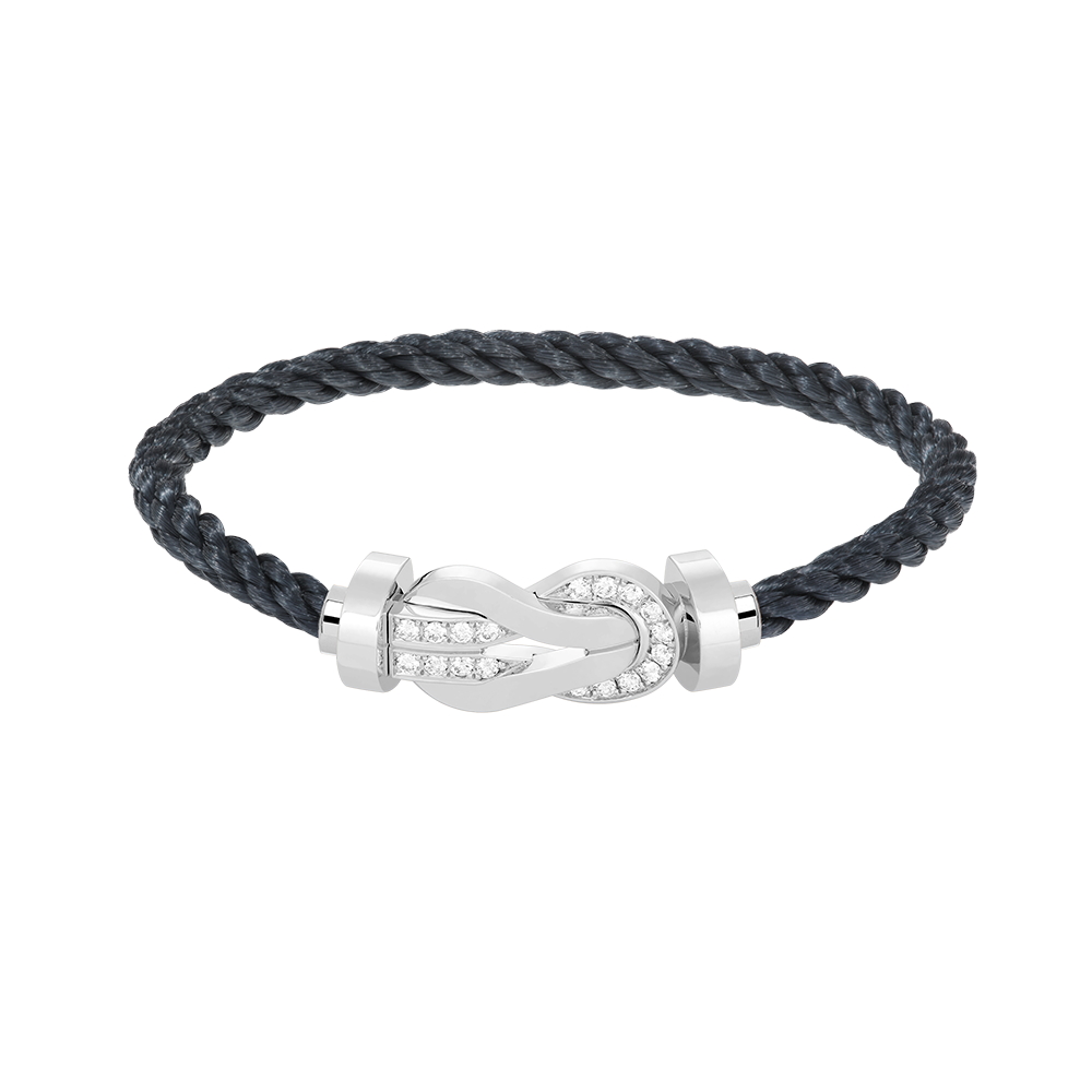 ¡®Twinkle jewelry¡¯CHANCE LARGE 8 FIGURE BUCKLE HALF DIAMOND BRACELET SILVER