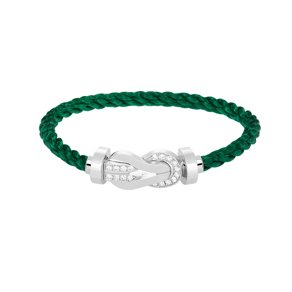 ¡®Twinkle jewelry¡¯CHANCE LARGE 8 FIGURE BUCKLE HALF DIAMOND BRACELET SILVER