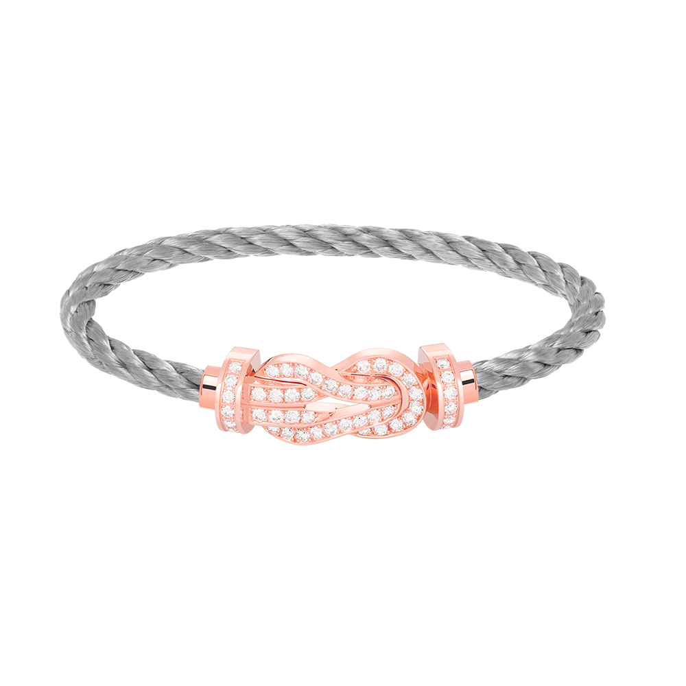 ¡®Twinkle jewelry¡¯CHANCE LARGE 8 FIGURE BUCKLE FULL DIAMOND BRACELET ROSE GOLD
