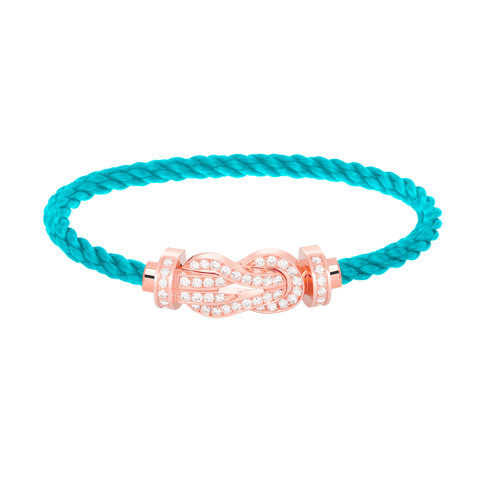 ¡®Twinkle jewelry¡¯CHANCE LARGE 8 FIGURE BUCKLE FULL DIAMOND BRACELET ROSE GOLD