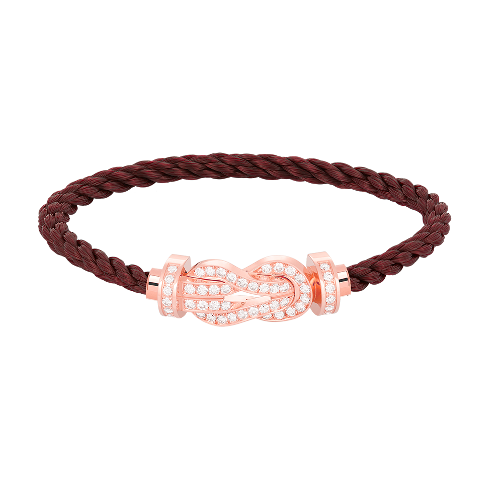 ¡®Twinkle jewelry¡¯CHANCE LARGE 8 FIGURE BUCKLE FULL DIAMOND BRACELET ROSE GOLD