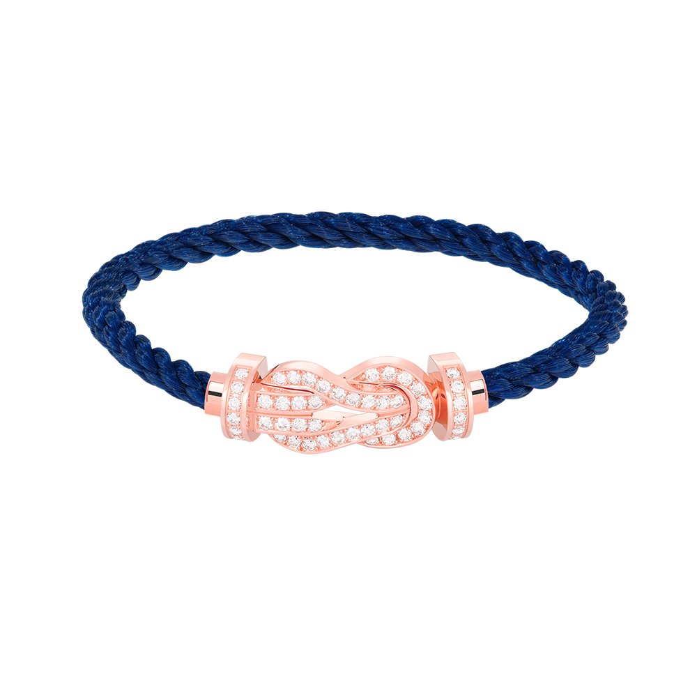 ¡®Twinkle jewelry¡¯CHANCE LARGE 8 FIGURE BUCKLE FULL DIAMOND BRACELET ROSE GOLD