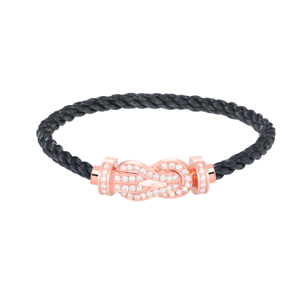 ¡®Twinkle jewelry¡¯CHANCE LARGE 8 FIGURE BUCKLE FULL DIAMOND BRACELET ROSE GOLD