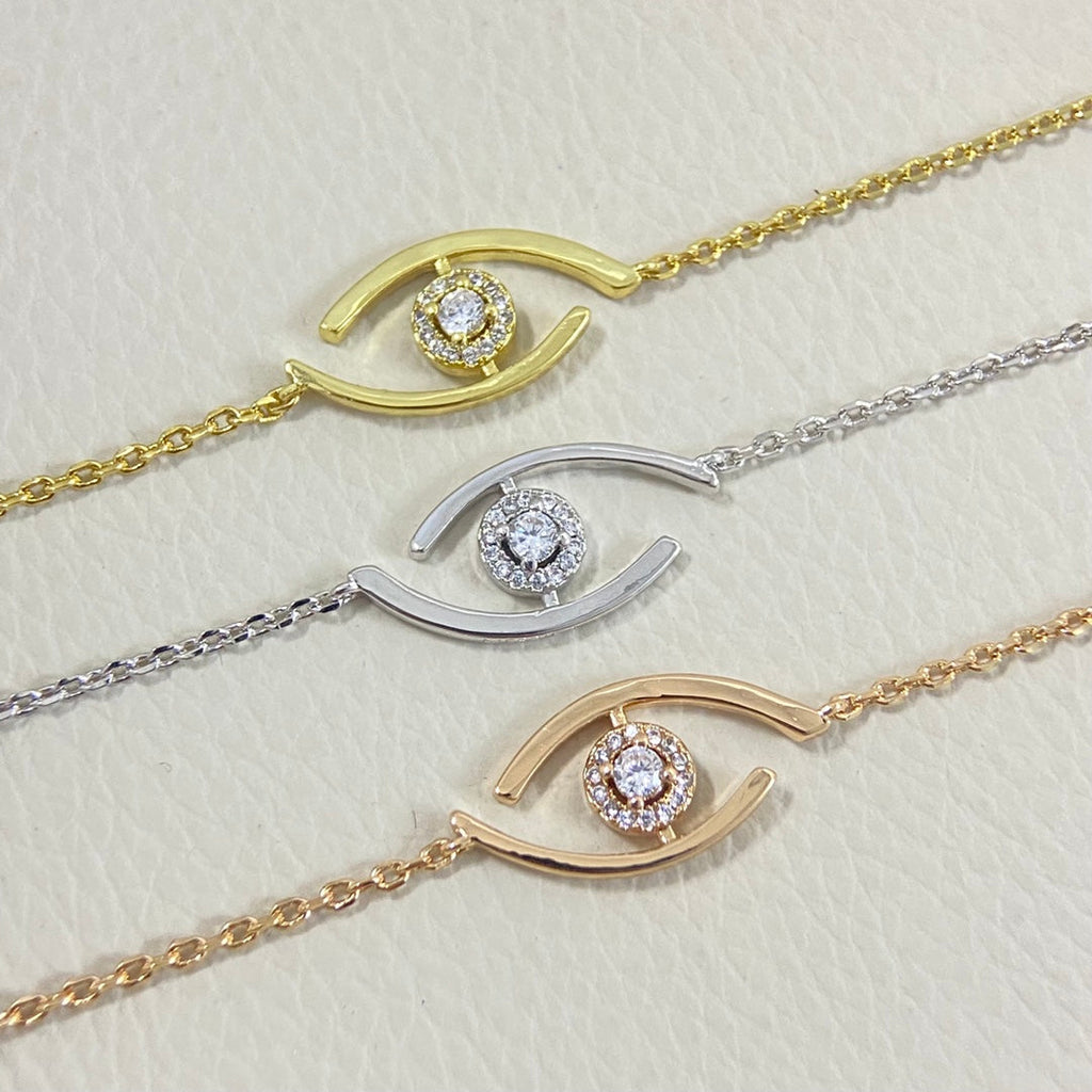 [Twinkle jewelrys]Lucky Eye Pave-Set Diamond Bracelet