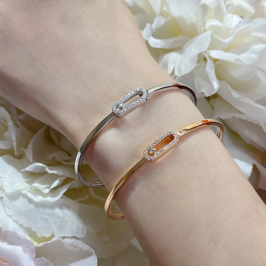 [Twinkle jewelrys]Move Uno pavé flex bangle medium