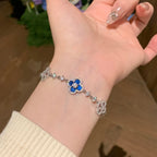 ¡®Twinkle jewelry¡¯CLOVER 5 MOTIF PINK BLUE RED WHITE BRACELET