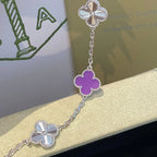[Twinkle jewelry]New  CLOVER 5 MOTIF VIOLET BRACELET COLLECTION