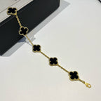 [Twinkle jewelry]New CLOVER 5 MOTIF ONYXS BRACELET COLLECTION