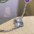 [Twinkle jewelry]New  CLOVER 5 MOTIF VIOLET BRACELET COLLECTION