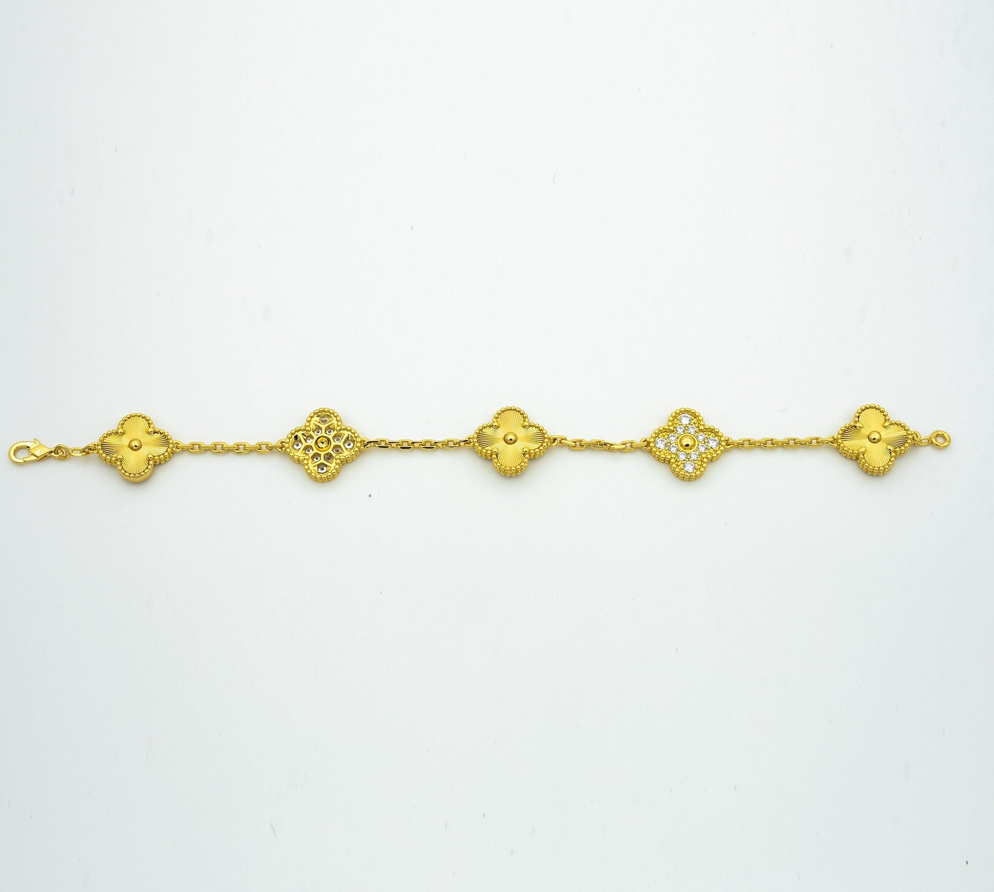 [Twinkle jewelry]New  CLOVER 5 MOTIF LASER BRACELET COLLECTION
