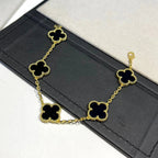 [Twinkle jewelry]New CLOVER 5 MOTIF ONYXS BRACELET COLLECTION