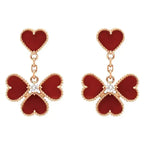 ¡®Twinkle jewelry¡¯SWEET CLOVER CARNELIAN EARRINGS
