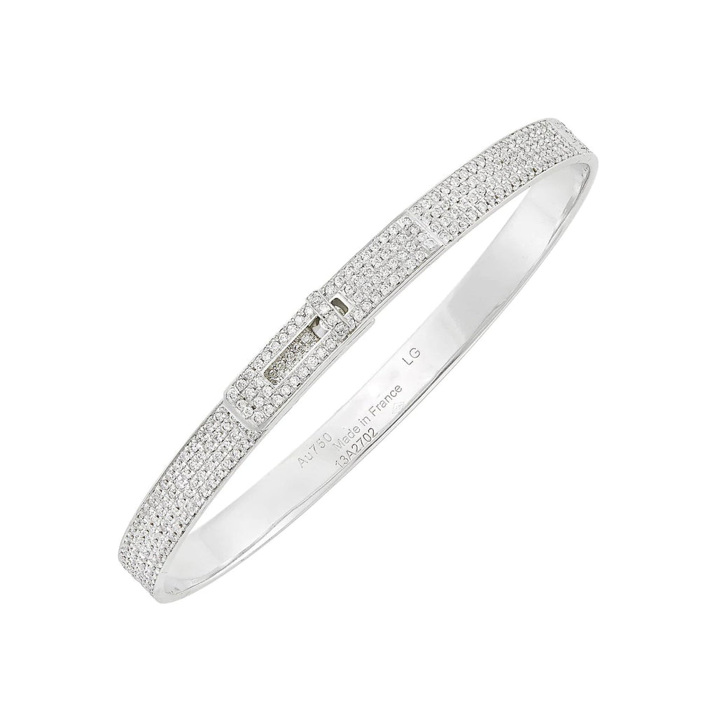 ¡®Twinkle jewelry¡¯HM KELLY BRACELET IN SILVER AND FULL PAVE DIAMOND