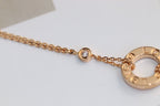 ¡®Twinkle jewelry¡¯LOVE NECKLACE ADJUSTABLE ROSE GOLD 2 DIAMOND
