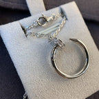 ¡®Twinkle jewelry¡¯JUSTE NECKLACE SILVER DIAMONDS