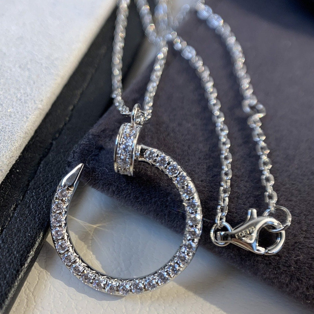 ¡®Twinkle jewelry¡¯JUSTE NECKLACE SILVER DIAMONDS