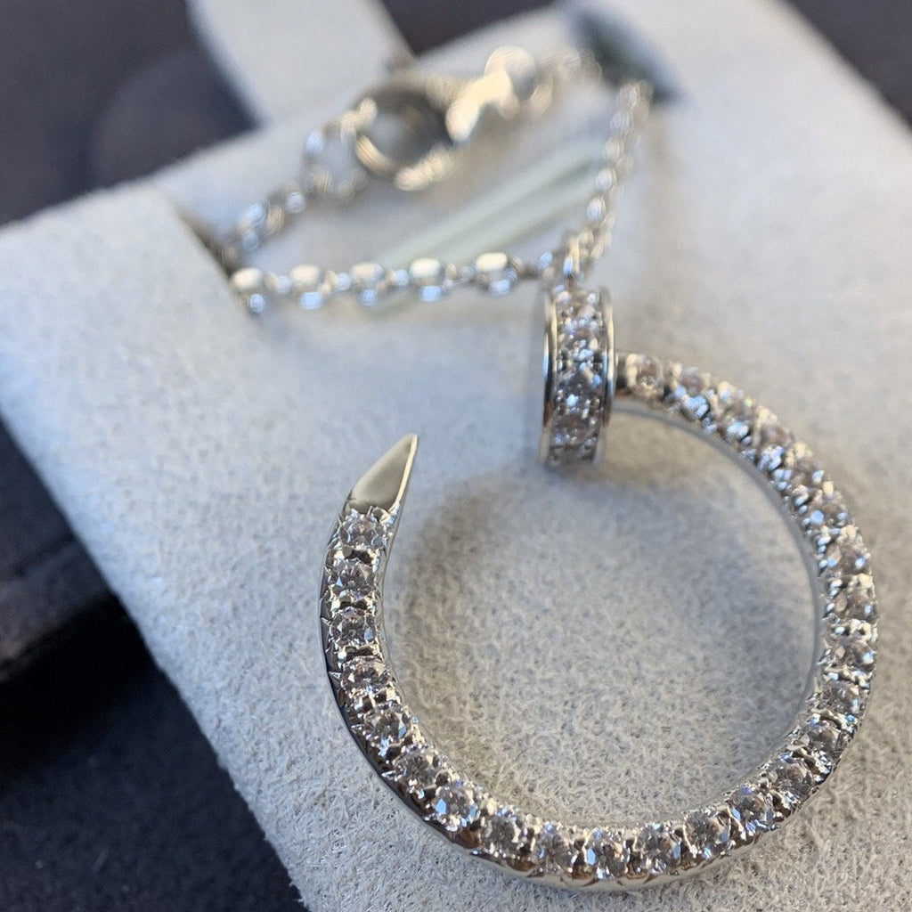 ¡®Twinkle jewelry¡¯JUSTE NECKLACE SILVER DIAMONDS