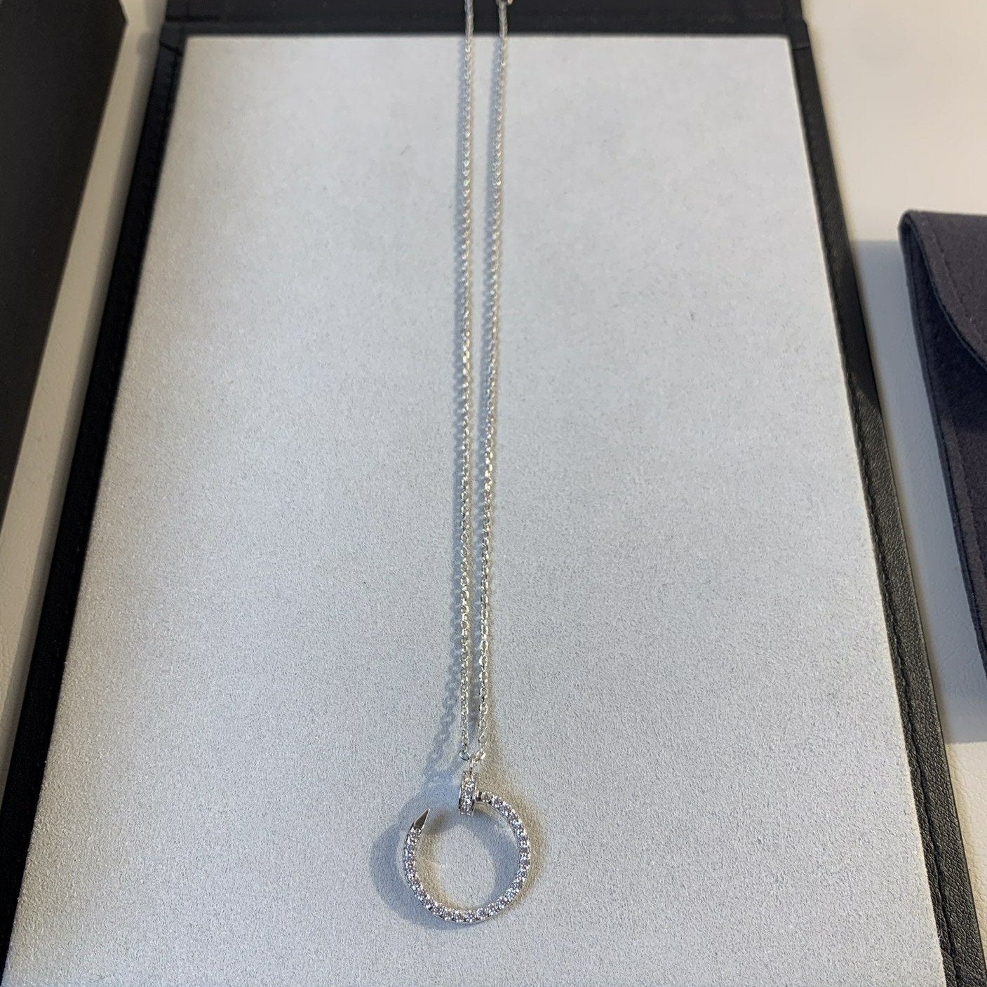 ¡®Twinkle jewelry¡¯JUSTE NECKLACE SILVER DIAMONDS