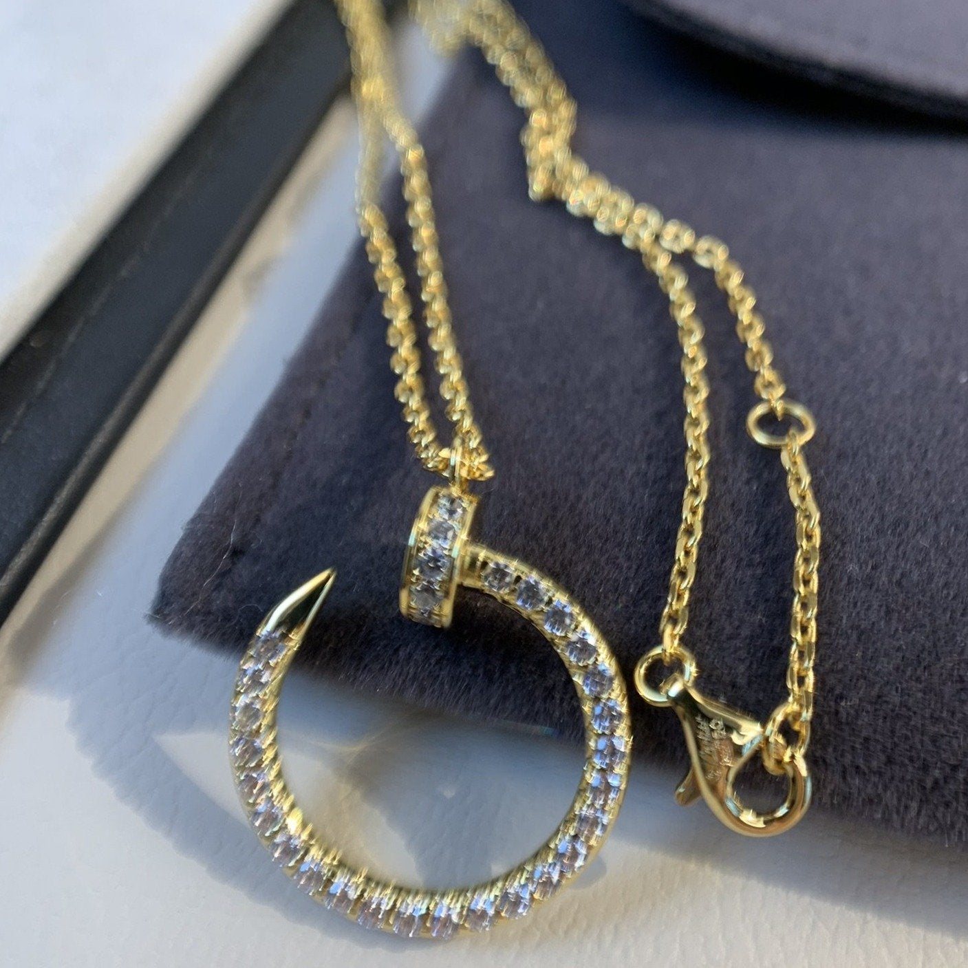 ¡®Twinkle jewelry¡¯JUSTE NECKLACE GOLD DIAMONDS