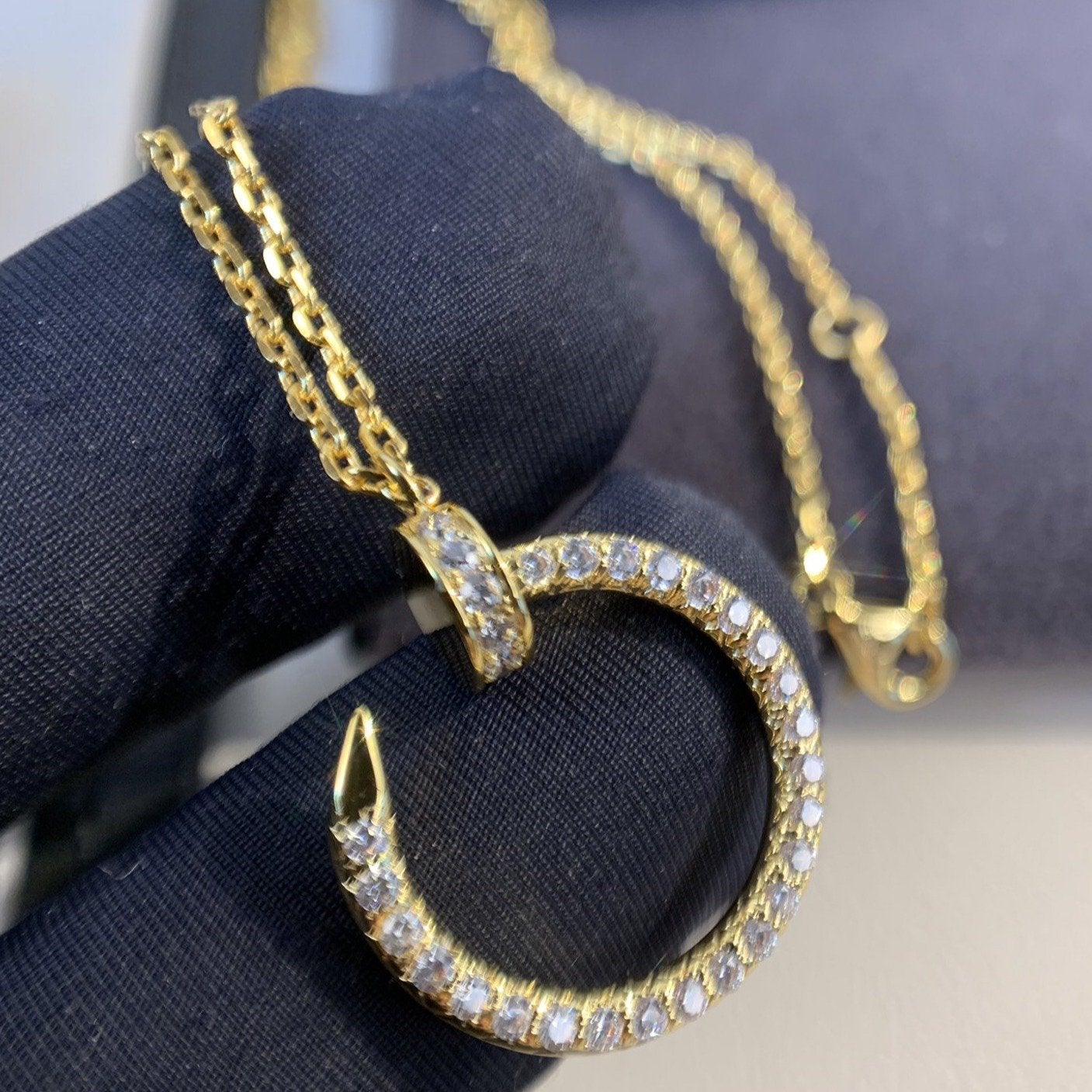 ¡®Twinkle jewelry¡¯JUSTE NECKLACE GOLD DIAMONDS
