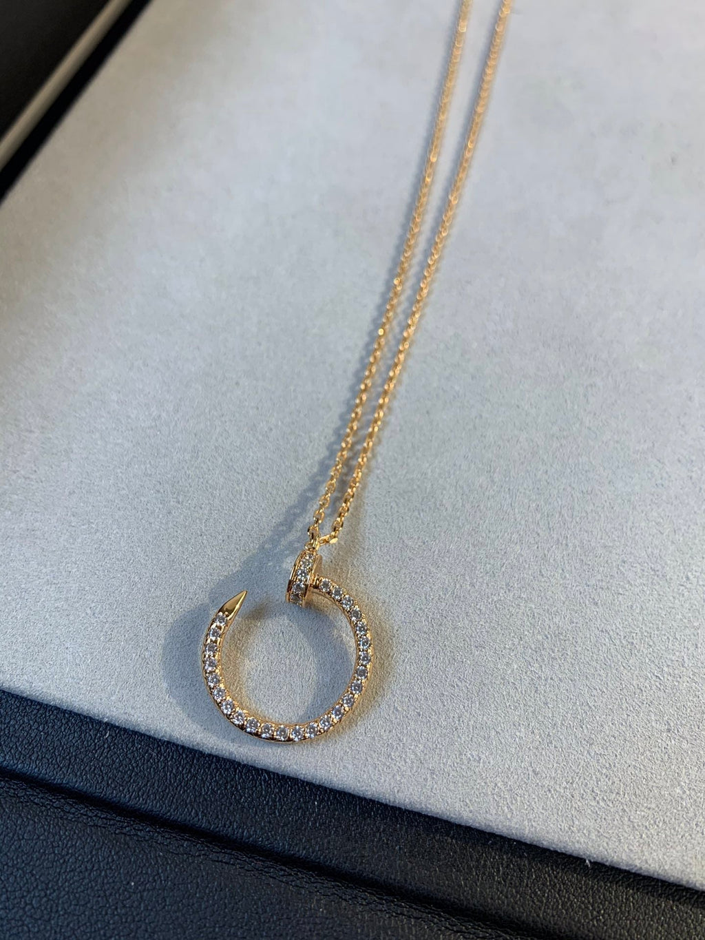 ¡®Twinkle jewelry¡¯JUSTE NECKLACE PINK GOLD DIAMONDS