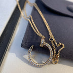 ¡®Twinkle jewelry¡¯JUSTE NECKLACE PINK GOLD DIAMONDS