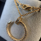 ¡®Twinkle jewelry¡¯JUSTE NECKLACE PINK GOLD DIAMONDS