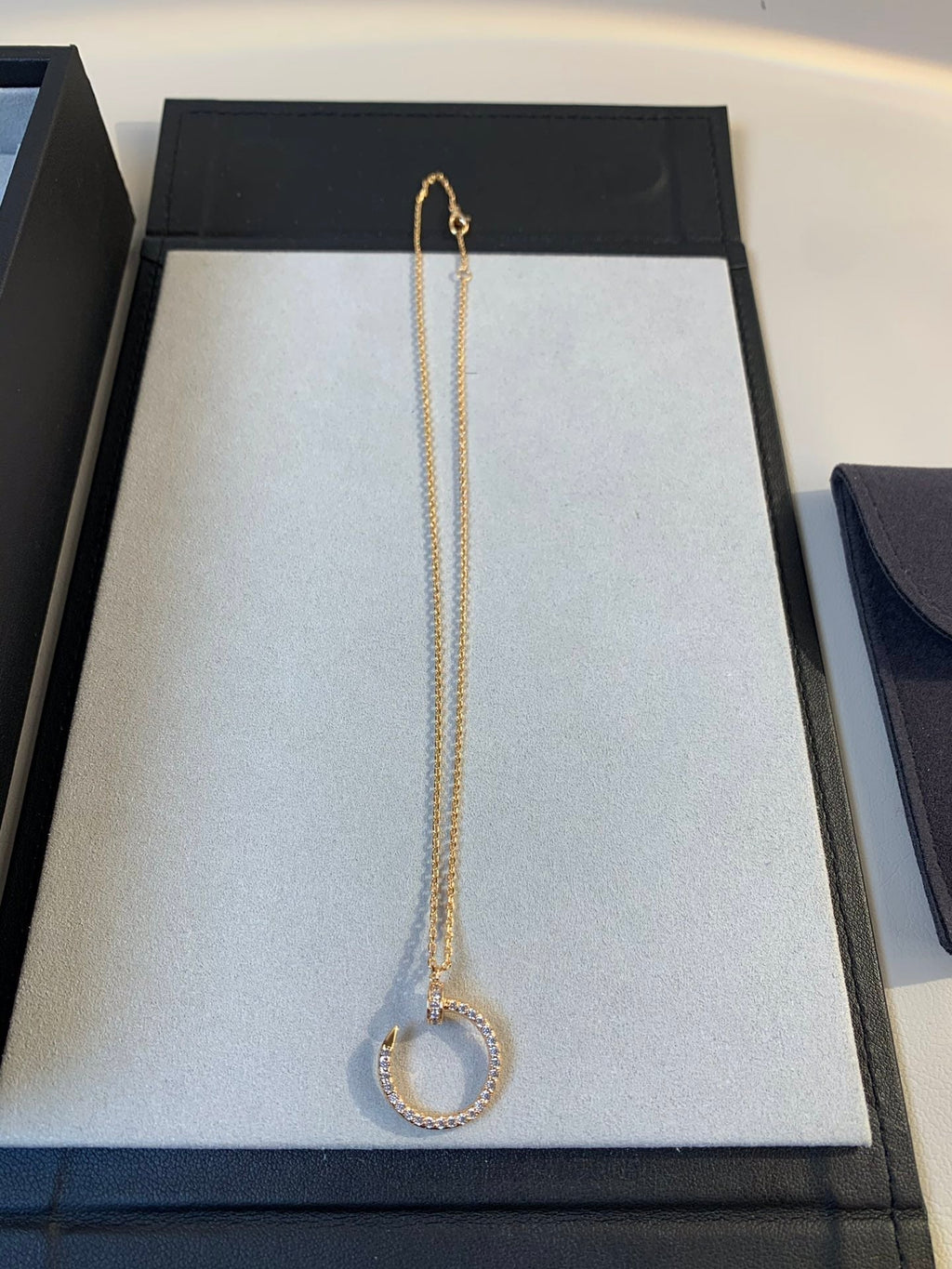¡®Twinkle jewelry¡¯JUSTE NECKLACE PINK GOLD DIAMONDS