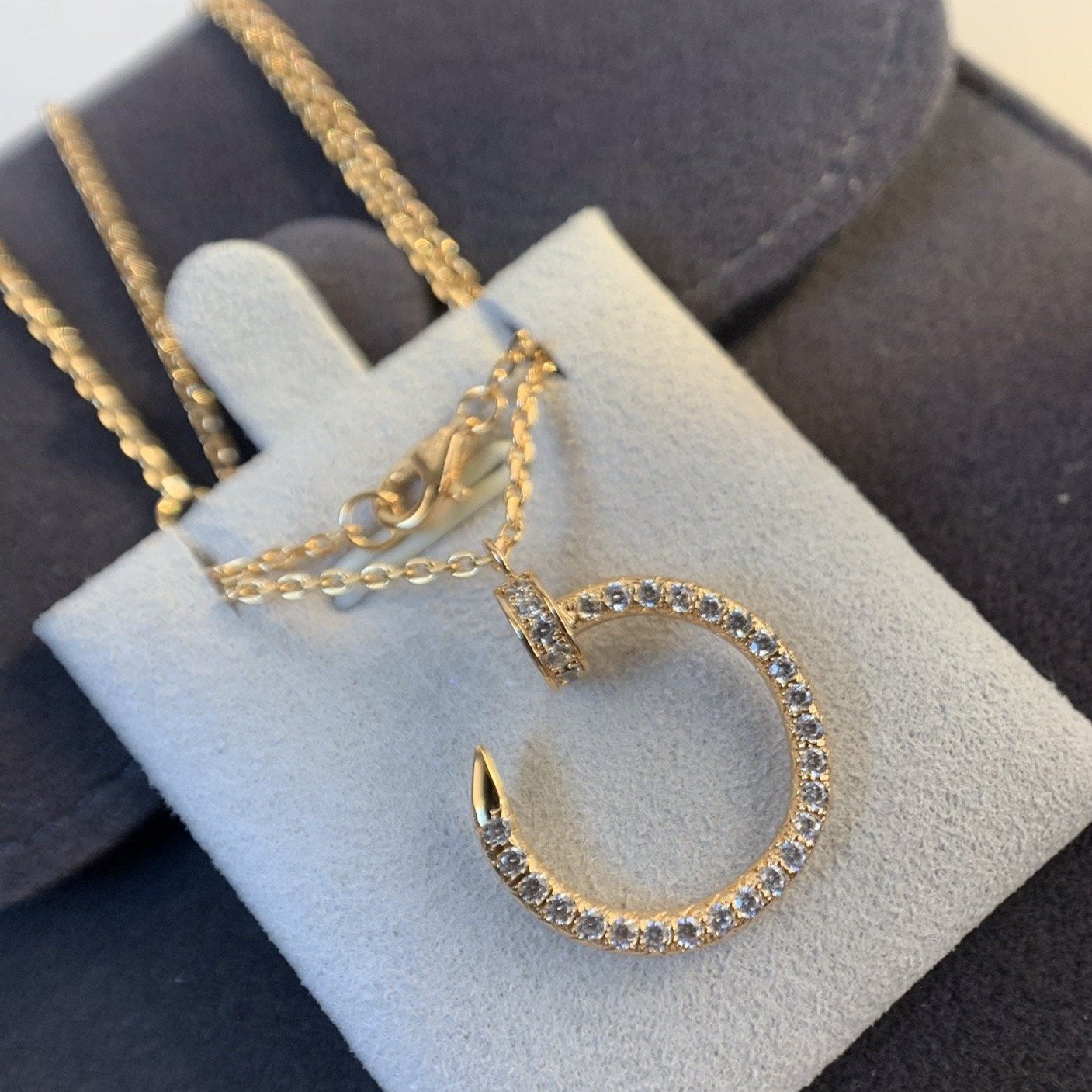 ¡®Twinkle jewelry¡¯JUSTE NECKLACE PINK GOLD DIAMONDS