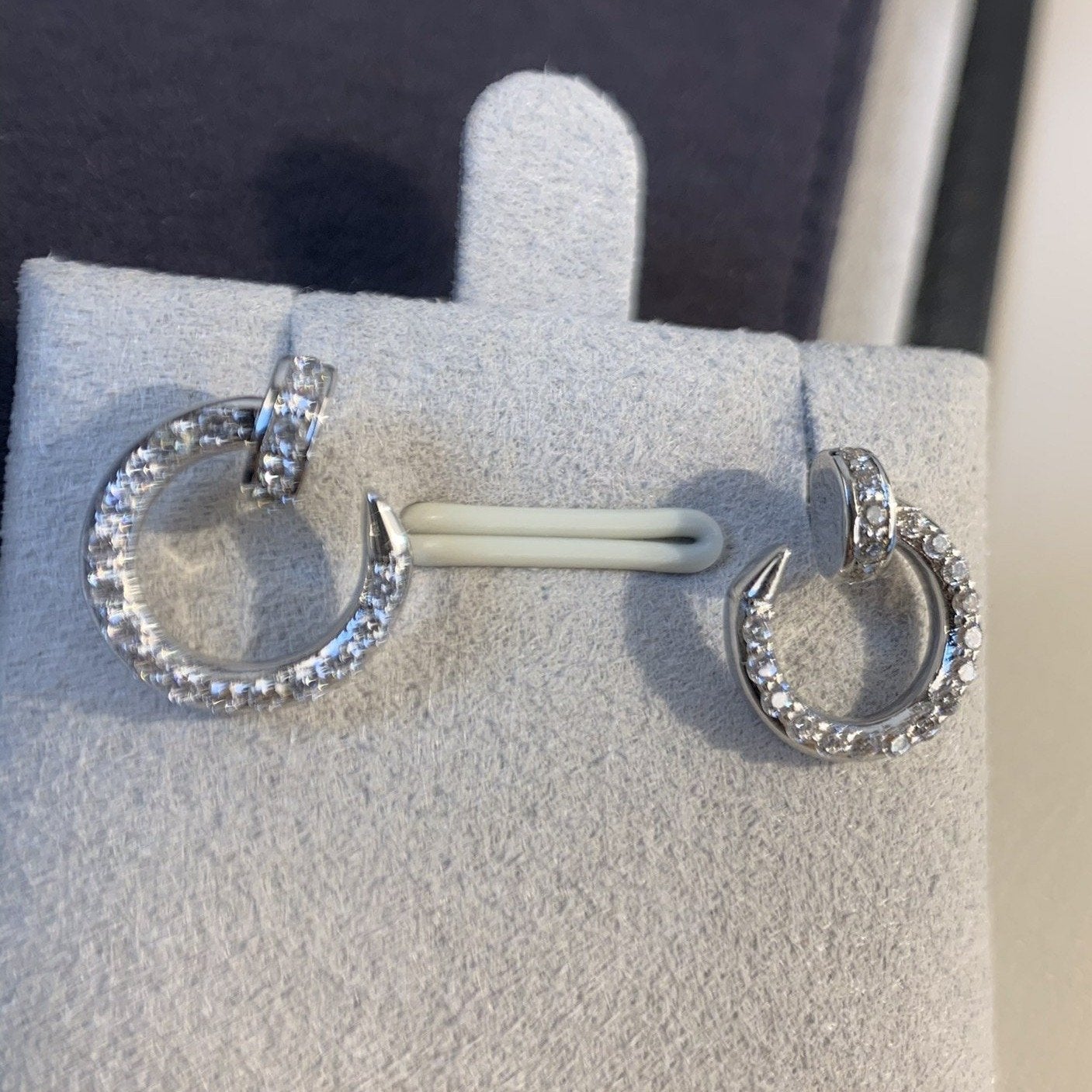 ¡®Twinkle jewelry¡¯JUSTE EARRINGS SILVER DIAMONDS
