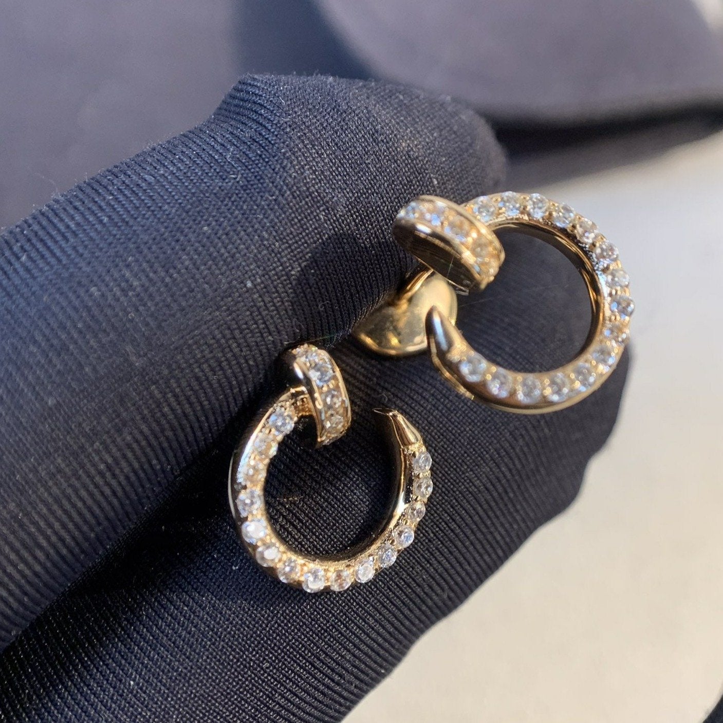 ¡®Twinkle jewelry¡¯JUSTE EARRINGS GOLD DIAMONDS