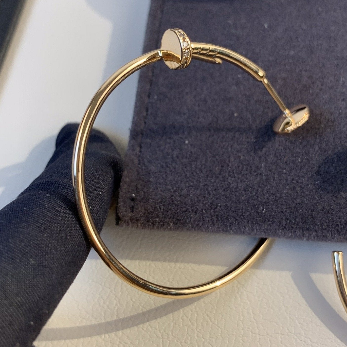¡®Twinkle jewelry¡¯JUSTE EARRINGS GOLD DIAMONDS 1.8MM