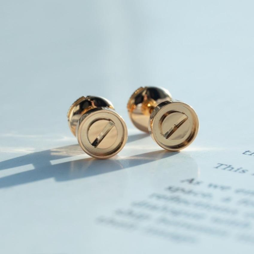 ¡®Twinkle jewelry¡¯LOVE EARRINGS PINK GOLD 10MM