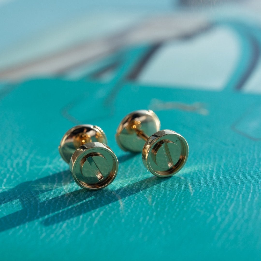 ¡®Twinkle jewelry¡¯LOVE EARRINGS PINK GOLD 10MM